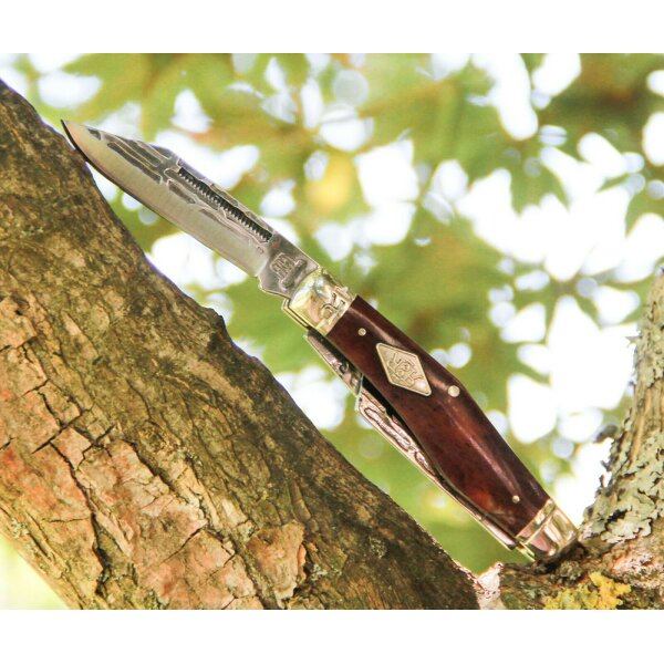 Rough Ryder Rider HEAVY STOCKMAN Messer Slipjoint Robust T10 Kohlenstoff Knochengriff