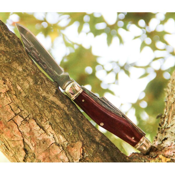 Rough Ryder Rider HEAVY STOCKMAN Messer Slipjoint Robust T10 Kohlenstoff Knochengriff