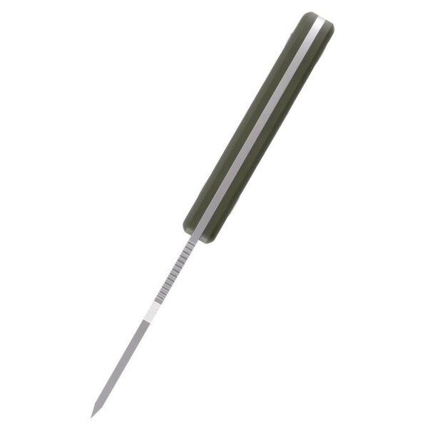 Schnitzel DU Messer Kindermesser Schnitzmesser 14C28N Stahl G10 Kydex GRÜN