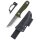 Schnitzel DU Messer Kindermesser Schnitzmesser 14C28N Stahl G10 Kydex GRÜN