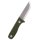 Schnitzel DU Messer Kindermesser Schnitzmesser 14C28N Stahl G10 Kydex GRÜN