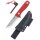 Schnitzel DU Messer Kindermesser Schnitzmesser 14C28N Stahl G10 Kydex ROT