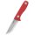 Schnitzel DU Messer Kindermesser Schnitzmesser 14C28N Stahl G10 Kydex ROT