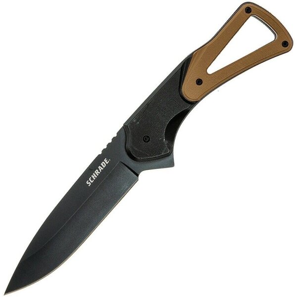 SCHRADE LIGHT FRONTIER TAC Messer Fahrtenmesser 9Cr18MoV Polymer-/TPE Griff