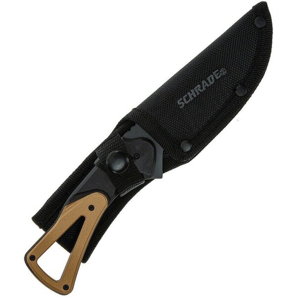 SCHRADE LIGHT FRONTIER TAC Messer Fahrtenmesser 9Cr18MoV Polymer-/TPE Griff