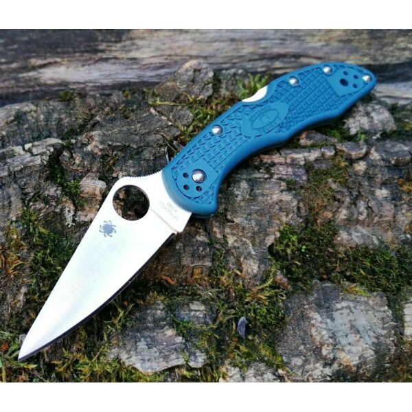Spyderco Delica 4 Lightweight FRNl Blau 01SP1095