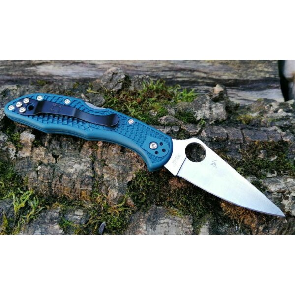 Spyderco Delica 4 Lightweight FRNl Blau 01SP1095