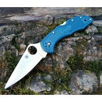 Spyderco Delica 4 Lightweight FRNl Blau