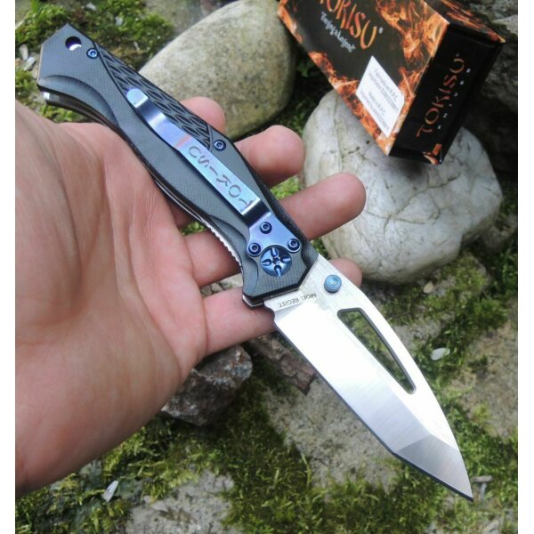 Tokisu Knives DAISUKE Messer Taschenmesser 7Cr17MoV Stahl Kohlefasergriff