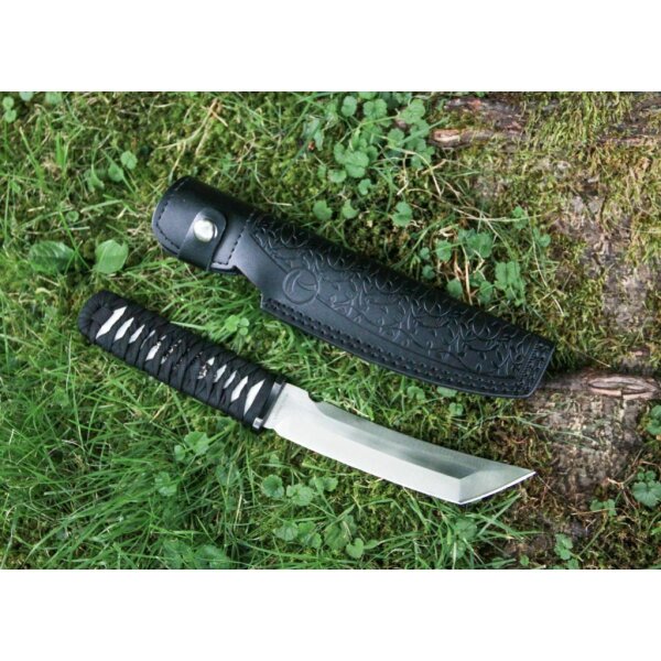 Tokisu Knives HATTORI Messer Fahrtenmesser 7Cr17MoV Stahl Wrapped Handle