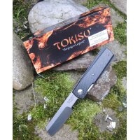 Tokisu Knives Messer Frontflip Folder 7Cr17MoV Stahl G10...