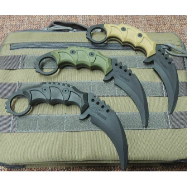 TS BLADES Dummy Übungsmesser Trainingsmesser Softair BLACK HORNET G3 9 Varianten