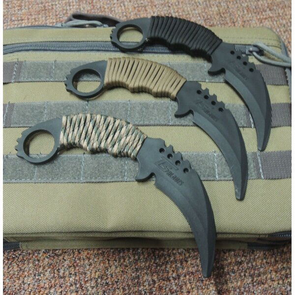 TS BLADES Dummy Übungsmesser Trainingsmesser Softair BLACK HORNET G3 9 Varianten