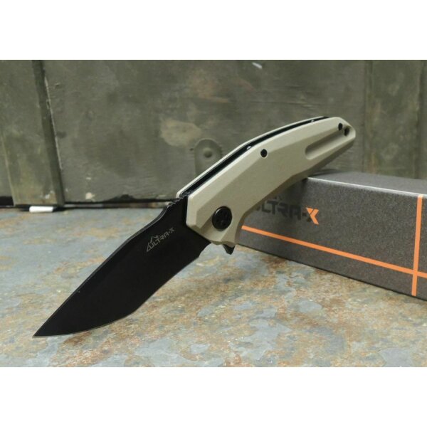 ULTRA-X Cutlery Messer COBRA Taschenmesser 440C Stahl G10 Griff Kugellager