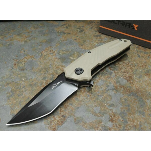 ULTRA-X Cutlery Messer COBRA Taschenmesser 440C Stahl G10 Griff Kugellager