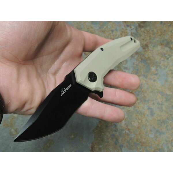 ULTRA-X Cutlery Messer COBRA Taschenmesser 440C Stahl G10 Griff Kugellager
