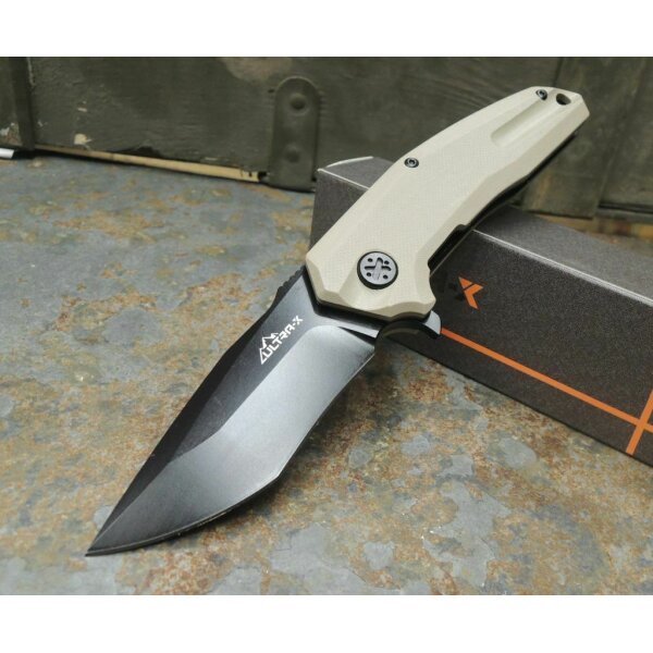 ULTRA-X Cutlery Messer COBRA Taschenmesser 440C Stahl G10 Griff Kugellager