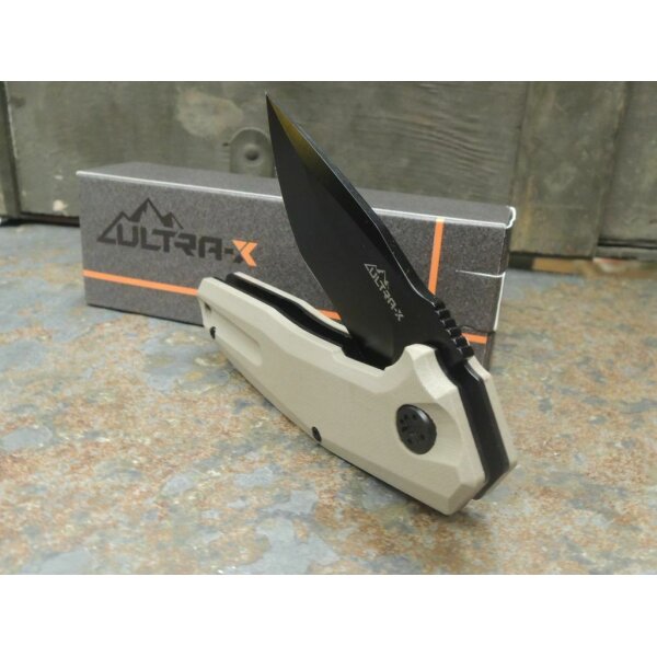 ULTRA-X Cutlery Messer COBRA Taschenmesser 440C Stahl G10 Griff Kugellager