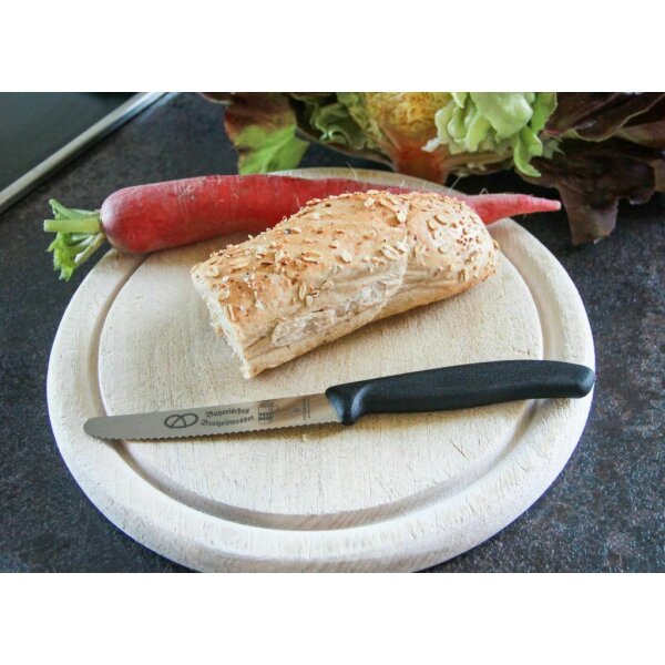Victorinox Bayerisches Brotzeitmesser Brötchenmesser Tomatenmesser Schwarz