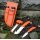 Walther HKS Hunting Knife Set 440C Kunststoff Orange inkl. Nylonscheide