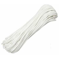 Paracord WHITE / WEISS  30,48 Meter Rope 7 Strang 550 lbs...