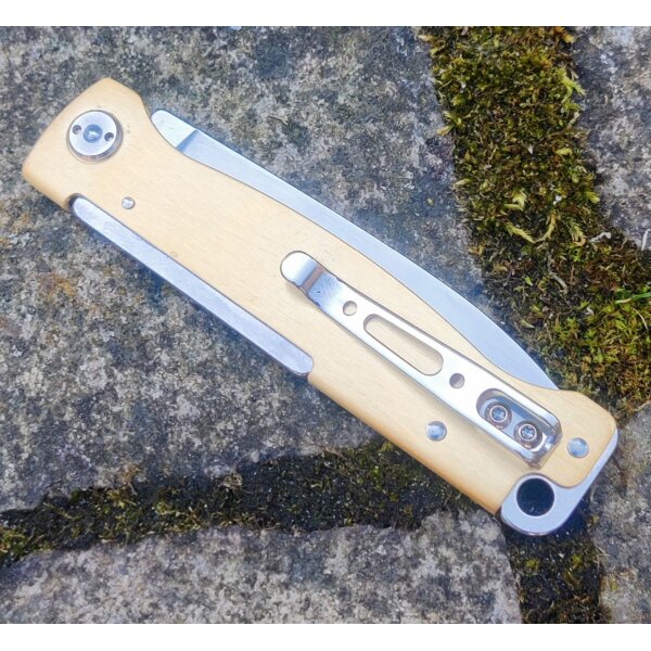 Böker Plus ATLAS BRASS Slipjoint Messing Messinggriff 01BO853