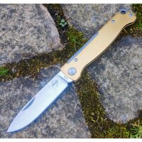 B&ouml;ker Plus ATLAS BRASS Slipjoint Messing...