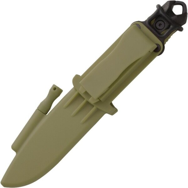 Browning IGNITE 2 OLIVE Messer Bushcraft Camping 7Cr17MoV Polymer Feuerstarter