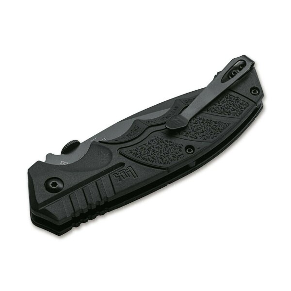 Heckler & Koch SFP Black Tactical Folder Messer Taschenmesser D2 Stahl Linerlock