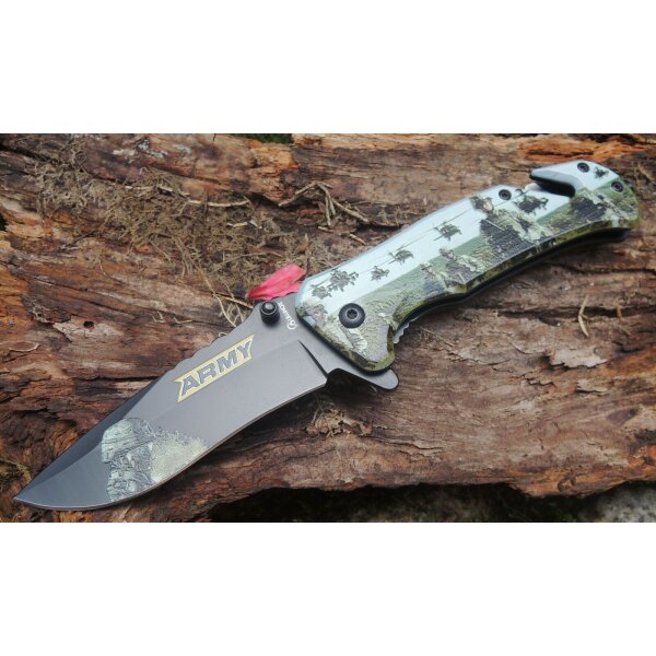 Albainox Barbaric ARMY Rescue Knife Rettungsmesser 3D Printing Gurtschneider