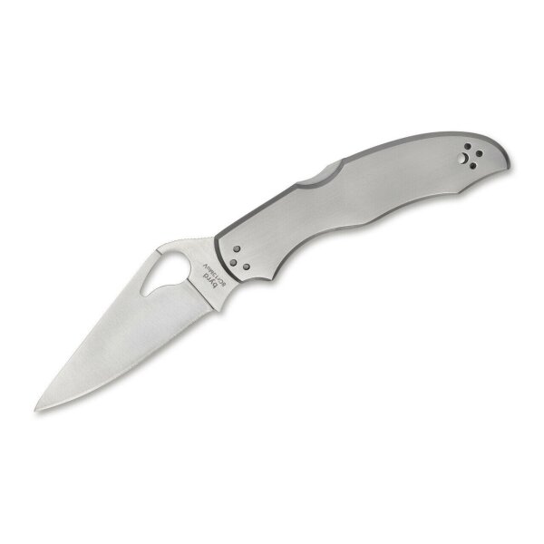 Spyderco Byrd Harrier 2 8Cr13MoV Edelstahl Silber 01SP1092