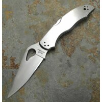 Spyderco Byrd Harrier 2 8Cr13MoV Edelstahl Silber 01SP1092