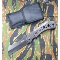 S-Tec Cleaver XL Taschenmesser Messer 440 Stahl STONEWASH...