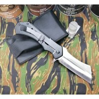 S-Tec Cleaver XXL Taschenmesser Messer 440 Stahl BLACK /...