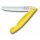 Victorinox faltb. Gemüsemesser Wellenschliff Brotzeitmesser Brötchenmesser Picknickmesser gelb