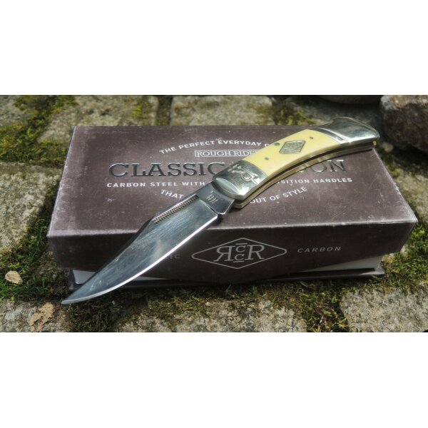 Rough Ryder Rider CLASSIC CARBON Klappmesser LOCKBACK Kohlenstoffstahl RR1738