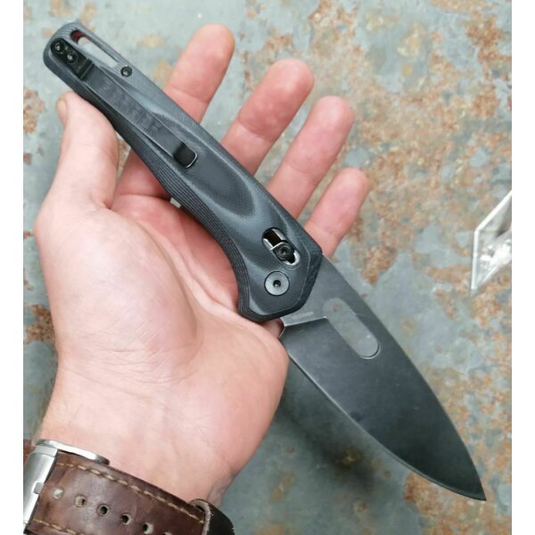 Gerber SUMO Messer Arbeitsmesser Pivot Lock 7Cr17MoV Stahl Stonewash G10 Griff