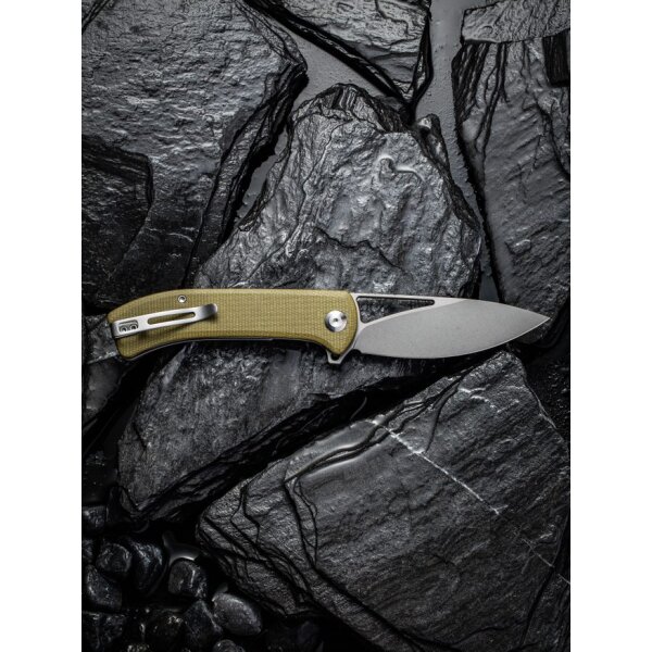 CIVIVI Riffle C2024B Messer Flipper 14C28N Stahl Micartagriff