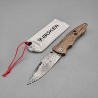 B&ouml;ker Solingen Tirpitz Damast Wood Einhand Premium...