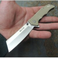Buck Messer TRUNK Tan Taschenmesser Folder 7Cr Stahl G10