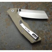 Buck Messer TRUNK Tan Taschenmesser Folder 7Cr Stahl G10