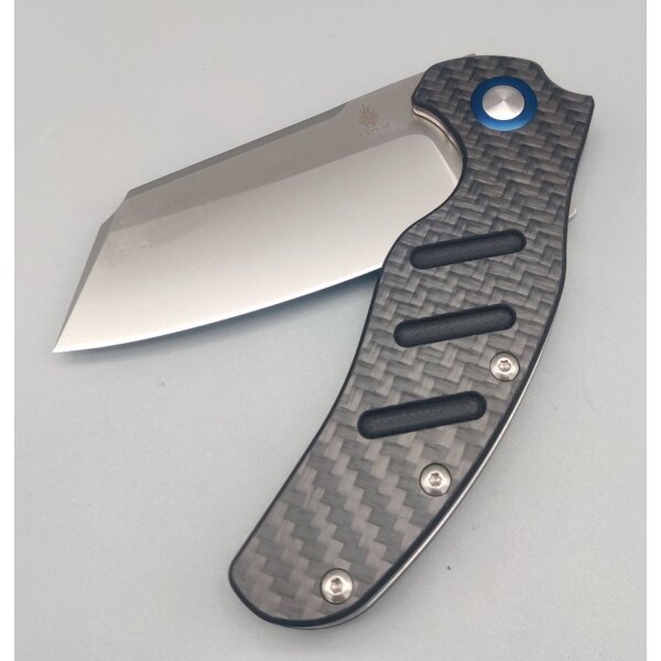 Kizer Sheepdog C01C XL CARBON Messer 154CM Stahl Kohlefasergriff Flipper