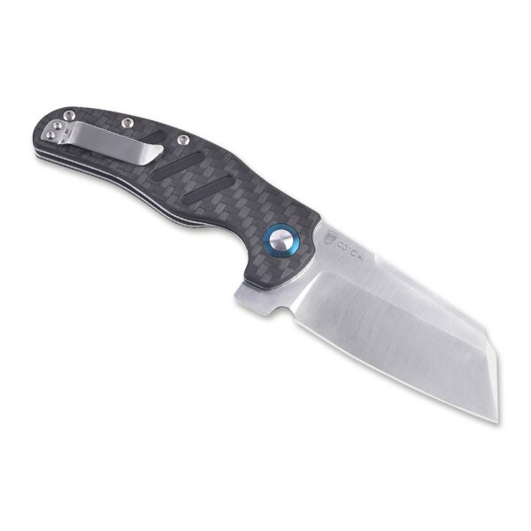 Kizer Sheepdog C01C XL CARBON Messer 154CM Stahl Kohlefasergriff Flipper
