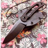 SanRenmu Messer 7132FUI-GH Fixed Blade Neck Knife...