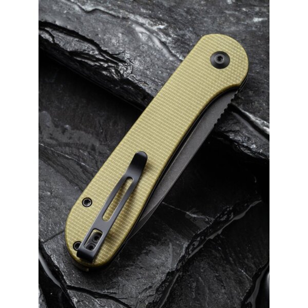 CIVIVI Elementum C2103B Button Lock 14C28N Stahl Micartagriff