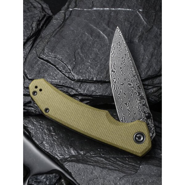 CIVIVI Brazen Damast C2102DS-2 Micarta OLIVE