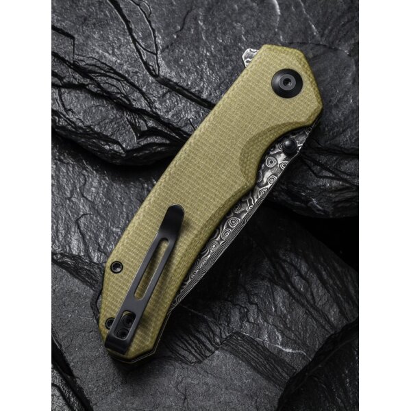 CIVIVI Brazen Damast C2102DS-2 Micarta OLIVE
