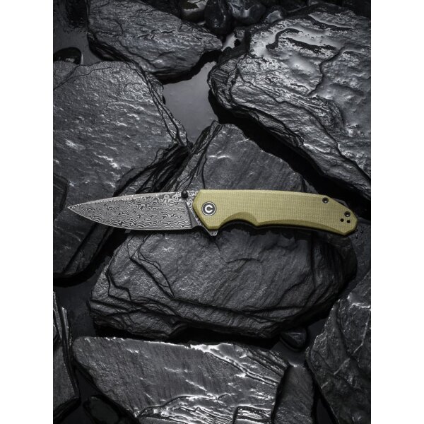 CIVIVI Brazen Damast C2102DS-2 Micarta OLIVE