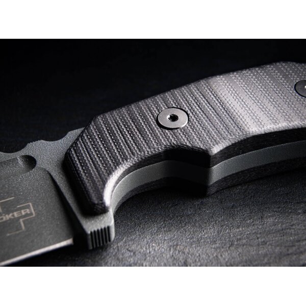 Böker Plus Little Dvalin D2 G10 Schwarz inkl. Kydexscheide 02BO033