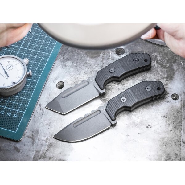 Böker Plus Little Dvalin Tanto D2 G10 Schwarz inkl. Kydexscheide 02BO034